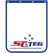 Anti Spray Ribbed Mudflap - 24" Wide x 30" High - SCTEG Branded